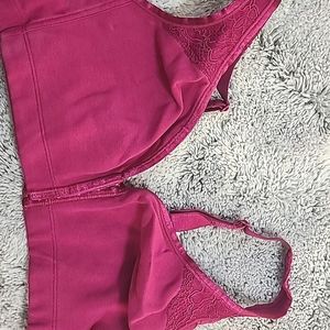 Catherine's intimates 44C plum color front close bra